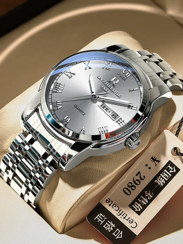 Men's Watches Couple Gifts Men's Genuine Swiss Business Middle-aged Elderly Waterproof Student Fully Automatic Mechanical Quartz